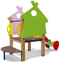 Горка Избушка 08106 H=650 для детской площадки Горка Избушка 08106 H=650 для детской площадки