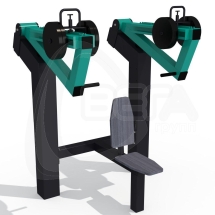 Тренажер с переменной нагрузкой "Жим сидя" ТР061.18