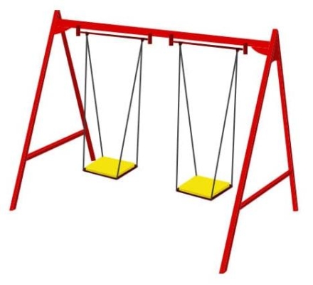 Детские качели Ветерок-2 CКИ 010-К для уличной площадки, фото 1