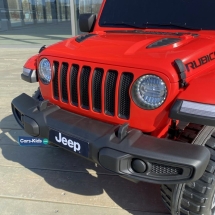 Электромобиль Jeep Rubicon 4WD красный