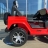 Электромобиль Jeep Rubicon 4WD красный