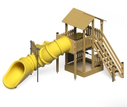 Игровой комплекс Эко Домик на дереве ИК-123.1 для детской площадки, фото 2 Игровой комплекс Эко Домик на дереве ИК-123.1 для детской площадки, фото 2