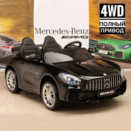 Электромобиль Mercedes-Benz GT R HL289 4WD черный, фото 1