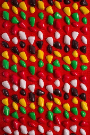 Коврик-дорожка массажный с цветными камнями (100x40 см), фото 4