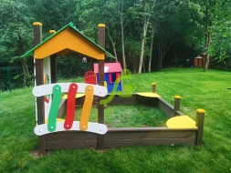 Детская песочница IgraGrad с крышей (мод.2), фото 4 Детская песочница IgraGrad с крышей (мод.2), фото 4