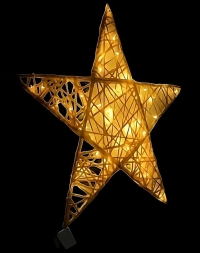 Фигура Светящаяся звезда плоская из поликомпозита 0,9 м