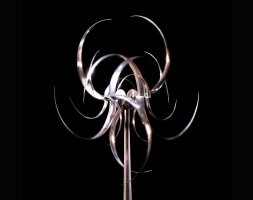 Скульптура из нержавеющей стали Галактика Стандартный размер, 8-гранное конусовидное основание из нержавеющей стали, фото 1