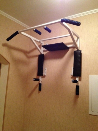 Турник брусья пресс 3 в 1 цельносварной ST, фото 10