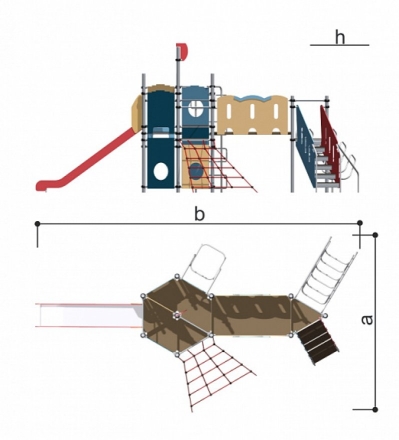Комплекс игровой детский Romana 101.104.00, фото 4