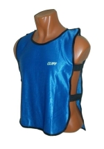 Манишка футбольная CLIFF синяя р.2XL (40-42)