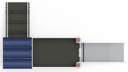 Паровозик (серо-синий) мини - ДИК 1.03.5.01-13 - Игровой комплекс H=750, фото 5