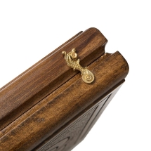 Нарды резные &quot;Золотой узор 3&quot;, Mirzoyan