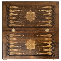 Нарды резные &quot;Золотой узор 3&quot;, Mirzoyan
