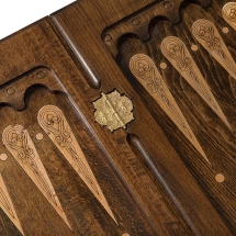 Нарды резные &quot;Золотой узор 3&quot;, Mirzoyan