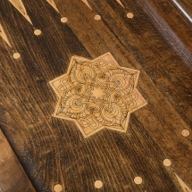 Нарды резные &quot;Золотой узор 3&quot;, Mirzoyan