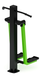 Хипс (зеленый) - Уличный тренажер - СТ 015-12.П, фото 3 Хипс (зеленый) - Уличный тренажер - СТ 015-12.П, фото 3