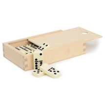Домино в деревянном пенале (6 точек)