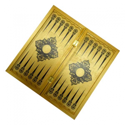 Доска деревянная для средних нард без фишек, фото 1