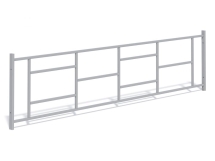 МФ 7.084 Ограждение металлическое прямое 2,5 м. в сборе