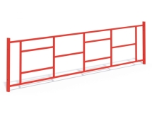 МФ 7.084 Ограждение металлическое прямое 2,5 м. в сборе