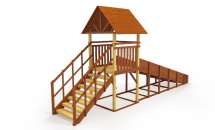 Зимняя горка Савушка Зима 5/1 (ширина ската 1,25м) Зимняя горка Савушка Зима 5/1 (ширина ската 1,25м)