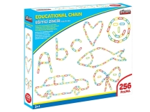 Набор из 256 цветных скрепок Pilsan Education Chain (03-303)