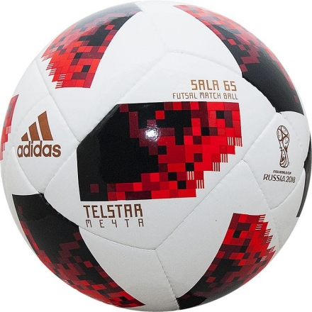 Мяч футзальный профессиональный &quot;ADIDAS WC2018 Telstar Мечта Sala 65&quot;, размер 4, фото 1