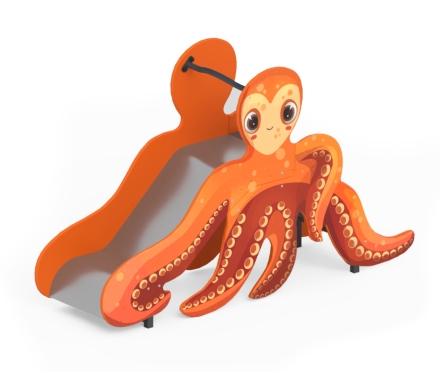 Детская горка Осьминог ГР-09.6 H=750 для игровой площадки, фото 1