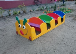 Игровой макет Гусеничка СКИ 201 для детских площадок, фото 2 Игровой макет Гусеничка СКИ 201 для детских площадок, фото 2