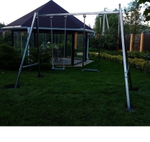 Качели из нержавеющей стали двухместные Качели из нержавеющей стали двухместные