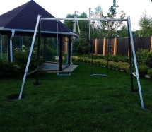 Качели из нержавеющей стали двухместные Качели из нержавеющей стали двухместные