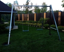 Качели из нержавеющей стали двухместные Качели из нержавеющей стали двухместные