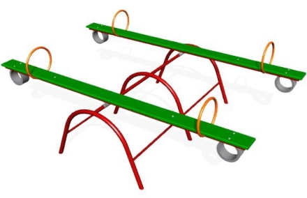 Качалка-балансир Малютка 2 КЧ037 для детской площадки, фото 1