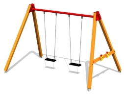 Детские качели К-6 CКИ 114 для уличной площадки