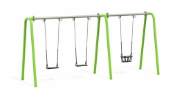 Качели Н24.043006 металлические для детской площадки, фото 1 Качели Н24.043006 металлические для детской площадки, фото 1