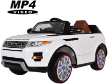 Детский электромобиль Range Rover Luxury White MP4 12V - SX118-S