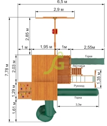 Детская площадка IgraGrad Домик 5, фото 4 Детская площадка IgraGrad Домик 5, фото 4