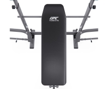 Скамья со стойками под штангу DFC D702 PRO широкий хват, с партой для бицепса