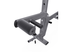 Скамья со стойками под штангу DFC D702 PRO широкий хват, с партой для бицепса