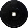 Изображение товара Диск для штанги каучуковый, черный, PROFI-FIT D-51, 25 кг