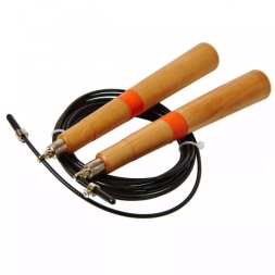 Скакалка скоростная BAND4POWER с деревянными ручками