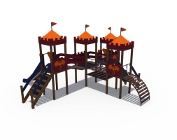 Детский игровой комплекс Империя Замок Н-1500 и Н-900 ДИО 02040, фото 2