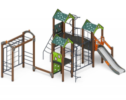 Детская игровая площадка Городок Город ДИК 2.01.3.04-01 H=1200, фото 1 Детская игровая площадка Городок Город ДИК 2.01.3.04-01 H=1200, фото 1