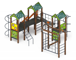 Детская игровая площадка Городок Город ДИК 2.01.3.04-01 H=1200, фото 2 Детская игровая площадка Городок Город ДИК 2.01.3.04-01 H=1200, фото 2