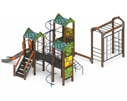 Детская игровая площадка Городок Город ДИК 2.01.3.04-01 H=1200, фото 3 Детская игровая площадка Городок Город ДИК 2.01.3.04-01 H=1200, фото 3
