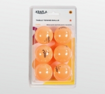 KRAFLA B-OR600 Набор для настольного тенниса (мяч одна звезда 6шт.) KRAFLA B-OR600 Набор для настольного тенниса (мяч одна звезда 6шт.)