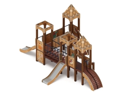 Детская игровая площадка Королевство (Картонное) ДИК 1.15.04-22 H=900, фото 4