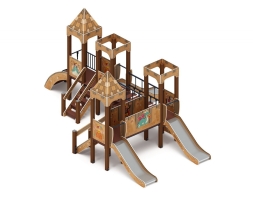 Детская игровая площадка Королевство (Картонное) ДИК 1.15.04-22 H=900, фото 2