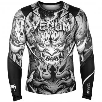 Рашгард Venum Devil White/Black L/S, фото 1