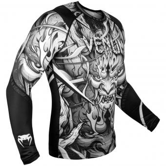Рашгард Venum Devil White/Black L/S, фото 2